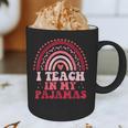 Rainbow Retro Homeschool Mom Teacher I Teach In My Pajamas Graphic Print Coffee Mug, novelty gifts, funny gifts Rainbow Retro Homeschool Mom Teacher I Teach In My Pajamas Graphic Print Coffee Mug, novelty gifts, funny gifts