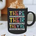 There Their They’Re Grammar Joke For English Teacher Student Graphic Print Coffee Mug, novelty gifts, funny gifts