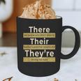 There Their They'Re T Shirt English Grammar Teacher For Men Women Graphic Print Coffee Mug, novelty gifts, funny gifts