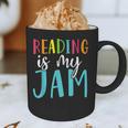 Reading Is My Jam Back To School Teacher Graphic Print Coffee Mug, novelty gifts, funny gifts Reading Is My Jam Back To School Teacher Graphic Print Coffee Mug, novelty gifts, funny gifts
