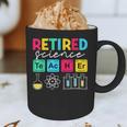 Retired Science Teacher Periodic Table Teacher Life Graphic Print Coffee Mug, novelty gifts, funny gifts