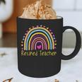 Retired Teacher Rainbow Graphic Print Coffee Mug, novelty gifts, funny gifts Retired Teacher Rainbow Graphic Print Coffee Mug, novelty gifts, funny gifts