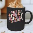 Retro Halloween This Is My Spooky School Teacher Costume Graphic Print Coffee Mug, novelty gifts, funny gifts Retro Halloween This Is My Spooky School Teacher Costume Graphic Print Coffee Mug, novelty gifts, funny gifts