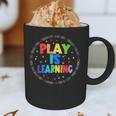 Retro Play Is Learning Teacher Back To School Graphic Print Coffee Mug, novelty gifts, funny gifts Retro Play Is Learning Teacher Back To School Graphic Print Coffee Mug, novelty gifts, funny gifts