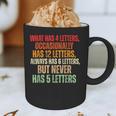 Riddle Wordplay Joke For Grammar Nerds And Teachers Graphic Print Coffee Mug, novelty gifts, funny gifts
