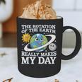 Rotation Of Earth Science Teacher Earth Day Men Women Graphic Print Coffee Mug, novelty gifts, funny gifts