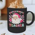 Santa Favorite Teacher Shirt Teacher Christmas Graphic Print Coffee Mug, novelty gifts, funny gifts