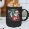 Santa Teacher 67 Math Christmas Xmas Holiday Number 67 Graphic Print Coffee Mug, novelty gifts, funny gifts