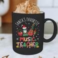Santa's Favorite Music Teacher Christmas Santa Hat Matching Graphic Print Coffee Mug, novelty gifts, funny gifts Santa's Favorite Music Teacher Christmas Santa Hat Matching Graphic Print Coffee Mug, novelty gifts, funny gifts