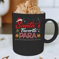 Santa's Favorite Para Christmas Paraprofessional Teacher Graphic Print Coffee Mug, novelty gifts, funny gifts Santa's Favorite Para Christmas Paraprofessional Teacher Graphic Print Coffee Mug, novelty gifts, funny gifts