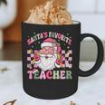 Santa's Favorite Teacher Groovy Christmas Teacher Boys Girls Graphic Print Coffee Mug, novelty gifts, funny gifts Santa's Favorite Teacher Groovy Christmas Teacher Boys Girls Graphic Print Coffee Mug, novelty gifts, funny gifts