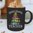 Santa's Favorite Teacher Idea For Christmas Teachers Graphic Print Coffee Mug, novelty gifts, funny gifts