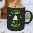 Scary Math Teacher Costume Halloween Lazy Easy Christmas Graphic Print Coffee Mug, novelty gifts, funny gifts