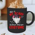 This Is My Scary Science Teacher Costume Ghost Halloween Graphic Print Coffee Mug, novelty gifts, funny gifts