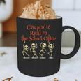School Office Clerk Creepin' It Real HALLOWEEN Teacher Shirt Graphic Print Coffee Mug, novelty gifts, funny gifts