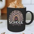 School Psych Teacher School Psychologist Leopard Rainbow Graphic Print Coffee Mug, novelty gifts, funny gifts School Psych Teacher School Psychologist Leopard Rainbow Graphic Print Coffee Mug, novelty gifts, funny gifts