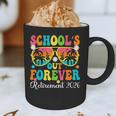 School's Out Forever Retirement 2026 Retro Retired Teacher Graphic Print Coffee Mug, novelty gifts, funny gifts School's Out Forever Retirement 2026 Retro Retired Teacher Graphic Print Coffee Mug, novelty gifts, funny gifts