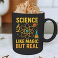 Science Like Magic But Real Nerdy Teacher Graphic Print Coffee Mug, novelty gifts, funny gifts