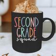 Second Grade Squad 2nd Grade Teacher Women Back To School Graphic Print Coffee Mug, novelty gifts, funny gifts