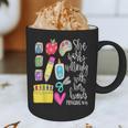 She Works Willingly With Her Hands Proverbs Daycare Teacher Men Women Graphic Print Coffee Mug, novelty gifts, funny gifts She Works Willingly With Her Hands Proverbs Daycare Teacher Men Women Graphic Print Coffee Mug, novelty gifts, funny gifts