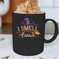 I Smell Children Wicked Cute Kindergarten Teacher Halloween Graphic Print Coffee Mug, novelty gifts, funny gifts