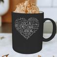 Social Emotional Learning Heart Counselor Teacher SEL Kind Graphic Print Coffee Mug, novelty gifts, funny gifts