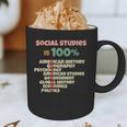 Social Studies Is Relevant History Teacher History Buff Graphic Print Coffee Mug, novelty gifts, funny gifts