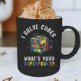 I Solve Cubes Speed Cubing Vintage Youth Math Teacher Graphic Print Coffee Mug, novelty gifts, funny gifts I Solve Cubes Speed Cubing Vintage Youth Math Teacher Graphic Print Coffee Mug, novelty gifts, funny gifts