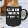 Solve The Problem Math Teacher Joke 67 Six Seven Meme Graphic Print Coffee Mug, novelty gifts, funny gifts
