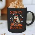 Sorry I'm Booked Ghost Reading Book Lover Teacher Halloween Graphic Print Coffee Mug, novelty gifts, funny gifts Sorry I'm Booked Ghost Reading Book Lover Teacher Halloween Graphic Print Coffee Mug, novelty gifts, funny gifts