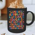 Sped Caffeinate Advocate Laminate Educate Teacher Men Women Kids Graphic Print Coffee Mug, novelty gifts, funny gifts
