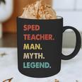 Sped Teacher Man Myth Legend Graphic Print Coffee Mug, novelty gifts, funny gifts