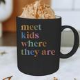 SPED Teacher SLP Meet Kids Where They Are Special Education Graphic Print Coffee Mug, novelty gifts, funny gifts SPED Teacher SLP Meet Kids Where They Are Special Education Graphic Print Coffee Mug, novelty gifts, funny gifts
