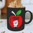I Stand With Teachers Tshirt Graphic Print Coffee Mug, novelty gifts, funny gifts