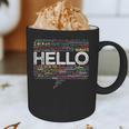 Start With Hello Different World Language Learning Teacher Graphic Print Coffee Mug, novelty gifts, funny gifts Start With Hello Different World Language Learning Teacher Graphic Print Coffee Mug, novelty gifts, funny gifts