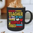 Super Teacher By Day Super Tired By Night Superhero Teacher Graphic Print Coffee Mug, novelty gifts, funny gifts Super Teacher By Day Super Tired By Night Superhero Teacher Graphic Print Coffee Mug, novelty gifts, funny gifts