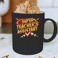 Super Teacher's Assistant Educational Superhero Graphic Print Coffee Mug, novelty gifts, funny gifts