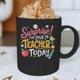 Surprise I'm Your Teacher Today Graphic Print Coffee Mug, novelty gifts, funny gifts Surprise I'm Your Teacher Today Graphic Print Coffee Mug, novelty gifts, funny gifts
