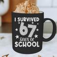 I Survived 67 Days Of School Teachers Students Graphic Print Coffee Mug, novelty gifts, funny gifts