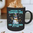 Surviving The Teacher Life Pjs Pajamas Christmas Xmas Teache Graphic Print Coffee Mug, novelty gifts, funny gifts Surviving The Teacher Life Pjs Pajamas Christmas Xmas Teache Graphic Print Coffee Mug, novelty gifts, funny gifts