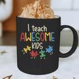 I Teach Awesome Kids Shirt Autism Special Education Teacher Graphic Print Coffee Mug, novelty gifts, funny gifts