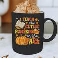 I Teach The Coolest Pumpkins In The Patch Teacher Halloween Graphic Print Coffee Mug, novelty gifts, funny gifts