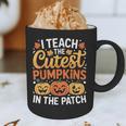 I Teach The Cutest Pumpkins Tshirt Halloween Teacher Graphic Print Coffee Mug, novelty gifts, funny gifts I Teach The Cutest Pumpkins Tshirt Halloween Teacher Graphic Print Coffee Mug, novelty gifts, funny gifts