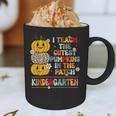 I Teach The Cutest Pumpkins Kindergarten Teacher Halloween Graphic Print Coffee Mug, novelty gifts, funny gifts