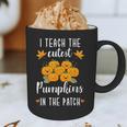 I Teach The Cutest Pumpkins In The Patch Halloween Teacher Graphic Print Coffee Mug, novelty gifts, funny gifts
