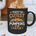 I Teach The Cutest Pumpkins In The Patch Halloween Teacher Graphic Print Coffee Mug, novelty gifts, funny gifts I Teach The Cutest Pumpkins In The Patch Halloween Teacher Graphic Print Coffee Mug, novelty gifts, funny gifts