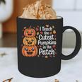 i Teach The Cutest Pumpkins In The Patch Teacher Halloween Graphic Print Coffee Mug, novelty gifts, funny gifts