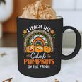 I Teach The Cutest Pumpkins In The Patch Teacher Halloween Graphic Print Coffee Mug, novelty gifts, funny gifts
