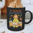 I Teach In My Pajamas Crayon Home School Teacher PJs Graphic Print Coffee Mug, novelty gifts, funny gifts I Teach In My Pajamas Crayon Home School Teacher PJs Graphic Print Coffee Mug, novelty gifts, funny gifts