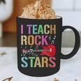 I Teach Rockstars Band Vibes Teacher Rocks My Music Teaching Graphic Print Coffee Mug, novelty gifts, funny gifts I Teach Rockstars Band Vibes Teacher Rocks My Music Teaching Graphic Print Coffee Mug, novelty gifts, funny gifts